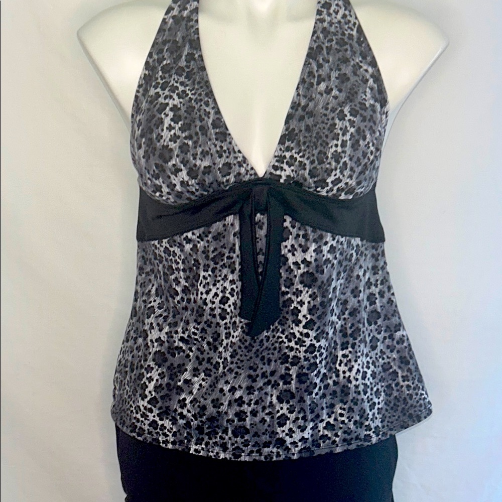 Gabar Black and Gray swim tankini
